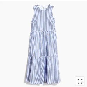 NWT - J Crew Factory Sleeveless Tiered Midi Dress